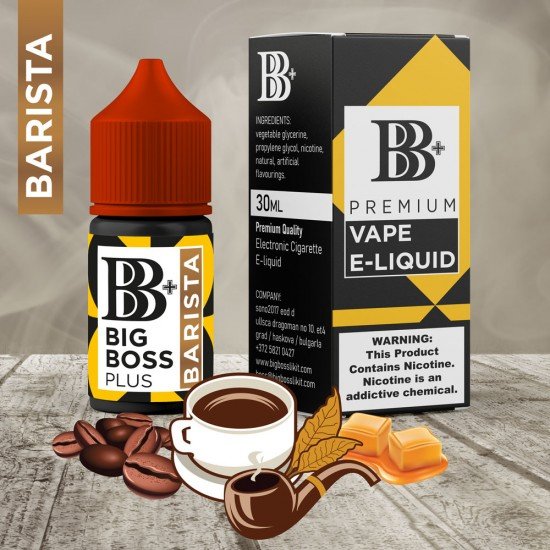 BB+ Plus Premium BARISTA 30ML Likit  en uygun fiyatlar ile ebuhar da!  BB+ Plus Premium BARISTA 30ML Likit özellikleri, fiyatı, incelemesi, yorumları ve taksit seçenekleri için hemen tıklayın!