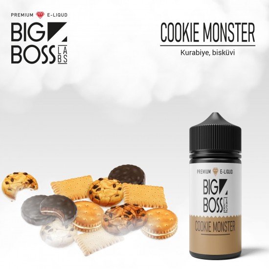 Big Boss 60 ML Cookie Monster Likit  en uygun fiyatlar ile ebuhar da!  Big Boss 60 ML Cookie Monster Likit özellikleri, fiyatı, incelemesi, yorumları ve taksit seçenekleri için hemen tıklayın!