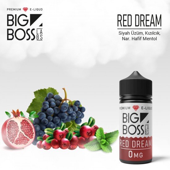 Big Boss 60 ML Red Dream Likit  en uygun fiyatlar ile ebuhar da!  Big Boss 60 ML Red Dream Likit özellikleri, fiyatı, incelemesi, yorumları ve taksit seçenekleri için hemen tıklayın!