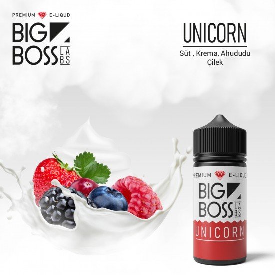 Big Boss 60 ML Unicorn Likit  en uygun fiyatlar ile ebuhar da!  Big Boss 60 ML Unicorn Likit özellikleri, fiyatı, incelemesi, yorumları ve taksit seçenekleri için hemen tıklayın!