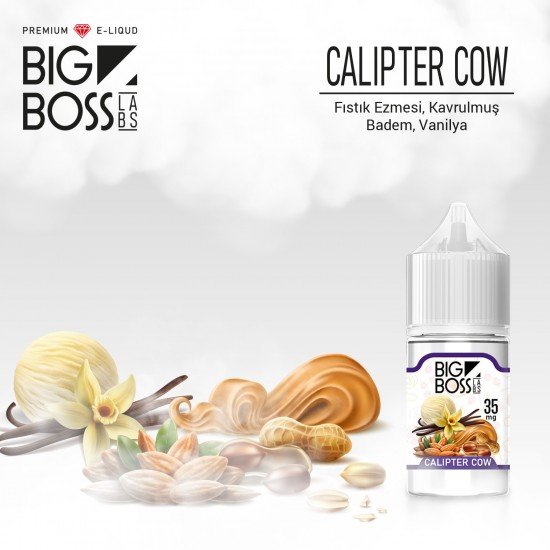 Big Boss Calipter Cow 30 ML Likit  en uygun fiyatlar ile ebuhar da!  Big Boss Calipter Cow 30 ML Likit özellikleri, fiyatı, incelemesi, yorumları ve taksit seçenekleri için hemen tıklayın!