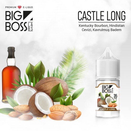 Big Boss Castle Long 30 ML Salt Likit  en uygun fiyatlar ile ebuhar da!  Big Boss Castle Long 30 ML Salt Likit özellikleri, fiyatı, incelemesi, yorumları ve taksit seçenekleri için hemen tıklayın!