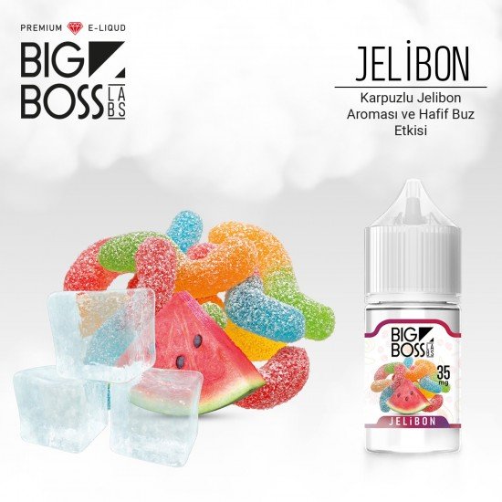 Big Boss Jelibon 30 ML Likit  en uygun fiyatlar ile ebuhar da!  Big Boss Jelibon 30 ML Likit özellikleri, fiyatı, incelemesi, yorumları ve taksit seçenekleri için hemen tıklayın!