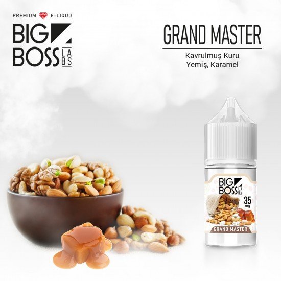 Big Boss Grand Master 30 ML Salt Likit  en uygun fiyatlar ile ebuhar da!  Big Boss Grand Master 30 ML Salt Likit özellikleri, fiyatı, incelemesi, yorumları ve taksit seçenekleri için hemen tıklayın!