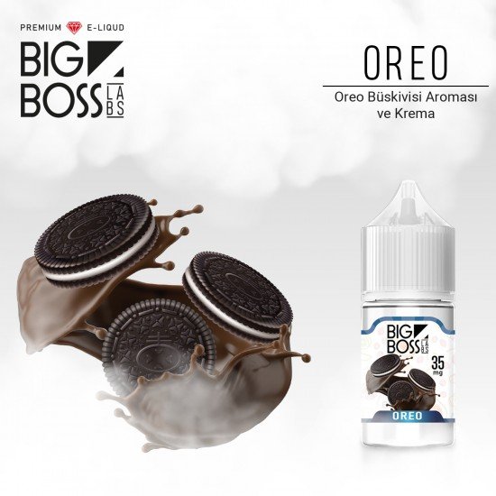 Big Boss Oreo 30 ML Likit  en uygun fiyatlar ile ebuhar da!  Big Boss Oreo 30 ML Likit özellikleri, fiyatı, incelemesi, yorumları ve taksit seçenekleri için hemen tıklayın!