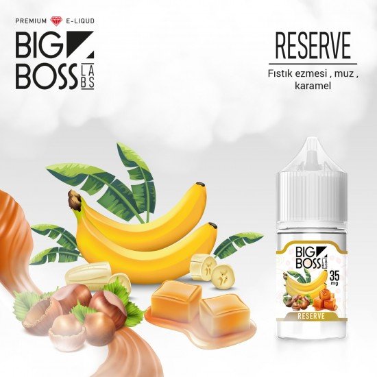 Big Boss Reserve 30 ML Likit  en uygun fiyatlar ile ebuhar da!  Big Boss Reserve 30 ML Likit özellikleri, fiyatı, incelemesi, yorumları ve taksit seçenekleri için hemen tıklayın!