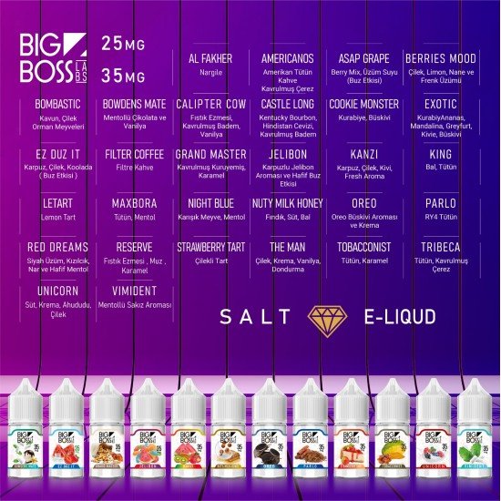 Big Boss 10 Al 7 Öde Kampanyası (SALT LİKİT 30 ML)  en uygun fiyatlar ile ebuhar da!  Big Boss 10 Al 7 Öde Kampanyası (SALT LİKİT 30 ML) özellikleri, fiyatı, incelemesi, yorumları ve taksit seçenekleri için hemen tıklayın!