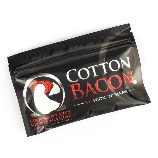 Cotton Bacon Version 2.0 Wick N Vape Premium Pamuk  en uygun fiyatlar ile ebuhar da!  Cotton Bacon Version 2.0 Wick N Vape Premium Pamuk özellikleri, fiyatı, incelemesi, yorumları ve taksit seçenekleri için hemen tıklayın!