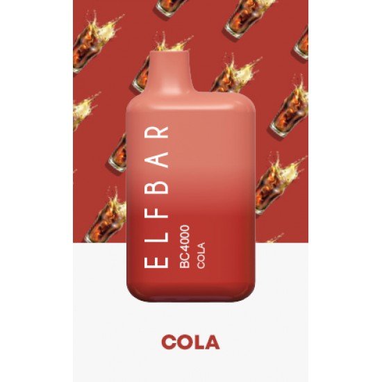 Elfbar 4000 Cola  en uygun fiyatlar ile ebuhar da!  Elfbar 4000 Cola özellikleri, fiyatı, incelemesi, yorumları ve taksit seçenekleri için hemen tıklayın!