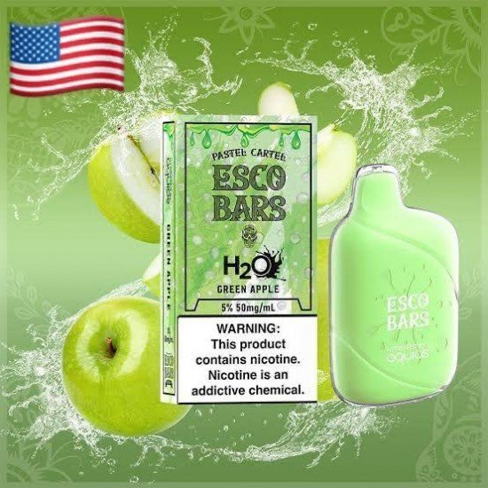 Esco bars 6000 Green Apple  en uygun fiyatlar ile ebuhar da!  Esco bars 6000 Green Apple özellikleri, fiyatı, incelemesi, yorumları ve taksit seçenekleri için hemen tıklayın!