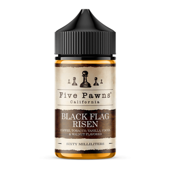 Five Pawns Black Flag Risen 60ML Premium Likit  en uygun fiyatlar ile ebuhar da!  Five Pawns Black Flag Risen 60ML Premium Likit özellikleri, fiyatı, incelemesi, yorumları ve taksit seçenekleri için hemen tıklayın!