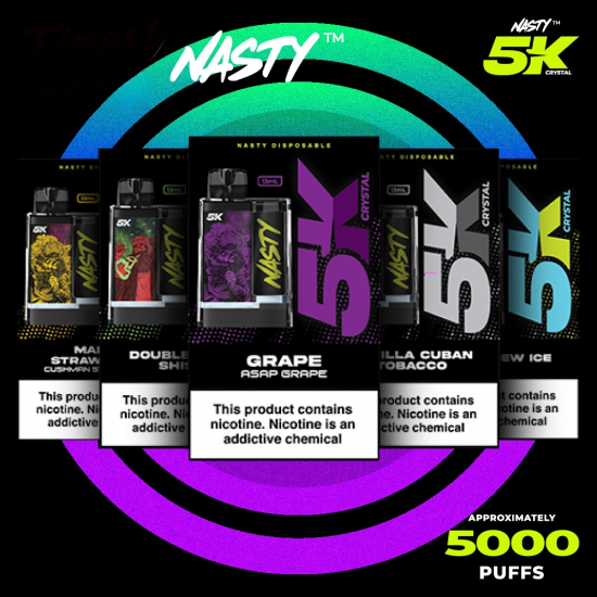 Nasty 5K Crystal 5000 Puff Double Apple Sisha  en uygun fiyatlar ile ebuhar da!  Nasty 5K Crystal 5000 Puff Double Apple Sisha özellikleri, fiyatı, incelemesi, yorumları ve taksit seçenekleri için hemen tıklayın!