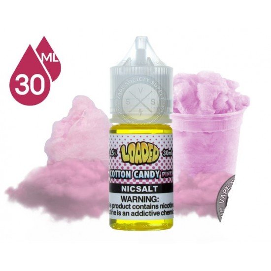 Loaded Cotton Candy Pink 30ML Salt Likit  en uygun fiyatlar ile ebuhar da!  Loaded Cotton Candy Pink 30ML Salt Likit özellikleri, fiyatı, incelemesi, yorumları ve taksit seçenekleri için hemen tıklayın!