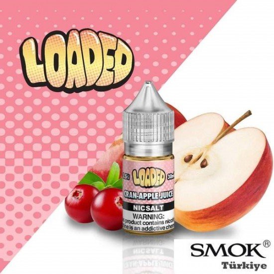 Loaded Cran Apple Juice 30 ML Salt Likit  en uygun fiyatlar ile ebuhar da!  Loaded Cran Apple Juice 30 ML Salt Likit özellikleri, fiyatı, incelemesi, yorumları ve taksit seçenekleri için hemen tıklayın!