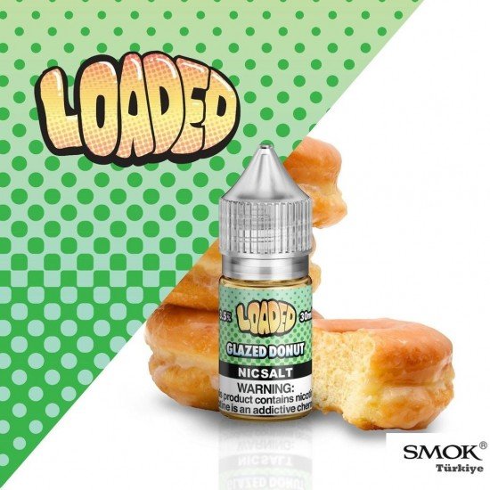 Loaded Glazed Donut 30 ML Salt Likit  en uygun fiyatlar ile ebuhar da!  Loaded Glazed Donut 30 ML Salt Likit özellikleri, fiyatı, incelemesi, yorumları ve taksit seçenekleri için hemen tıklayın!