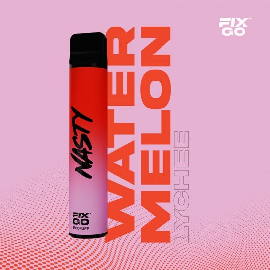 Nasty Fix Go 1500 Watermelon Lychee  en uygun fiyatlar ile ebuhar da!  Nasty Fix Go 1500 Watermelon Lychee özellikleri, fiyatı, incelemesi, yorumları ve taksit seçenekleri için hemen tıklayın!