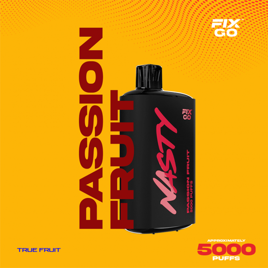 Nasty Fix Go 5000 Passion Fruit  en uygun fiyatlar ile ebuhar da!  Nasty Fix Go 5000 Passion Fruit özellikleri, fiyatı, incelemesi, yorumları ve taksit seçenekleri için hemen tıklayın!