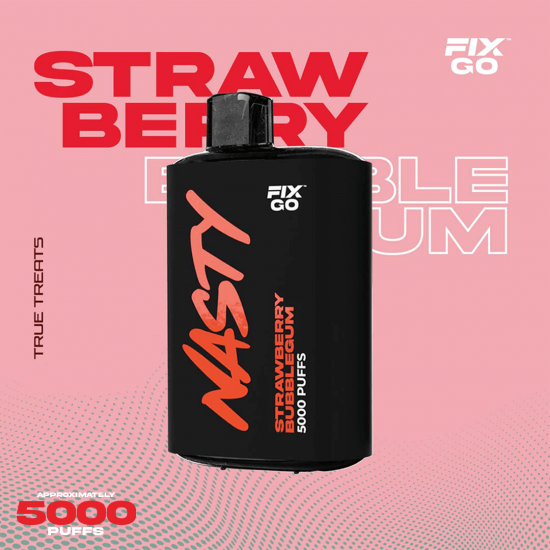 Nasty Fix Go 5000 Strawberry Bubblegum  en uygun fiyatlar ile ebuhar da!  Nasty Fix Go 5000 Strawberry Bubblegum özellikleri, fiyatı, incelemesi, yorumları ve taksit seçenekleri için hemen tıklayın!