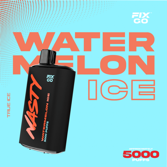 Nasty Fix Go 5000 Watermelon Ice  en uygun fiyatlar ile ebuhar da!  Nasty Fix Go 5000 Watermelon Ice özellikleri, fiyatı, incelemesi, yorumları ve taksit seçenekleri için hemen tıklayın!