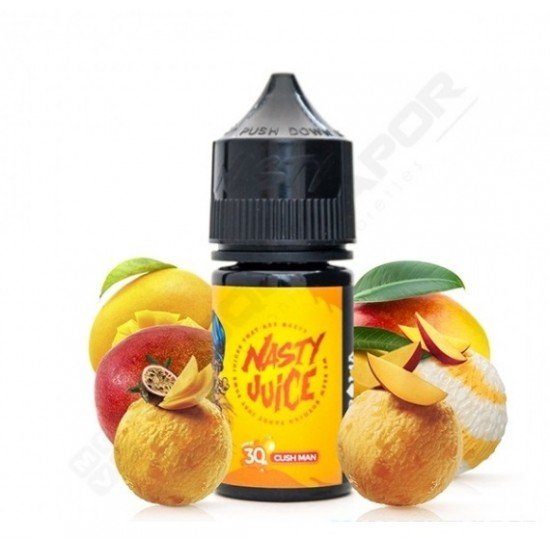 Nasty Juice Cush Man Mango 30ml Premium Salt Likit  en uygun fiyatlar ile ebuhar da!  Nasty Juice Cush Man Mango 30ml Premium Salt Likit özellikleri, fiyatı, incelemesi, yorumları ve taksit seçenekleri için hemen tıklayın!