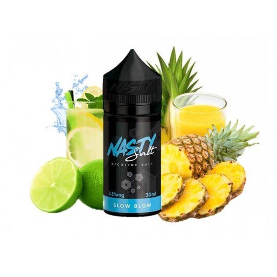 Nasty Juice Slow Blow 30ML Premium Salt Likit  en uygun fiyatlar ile ebuhar da!  Nasty Juice Slow Blow 30ML Premium Salt Likit özellikleri, fiyatı, incelemesi, yorumları ve taksit seçenekleri için hemen tıklayın!