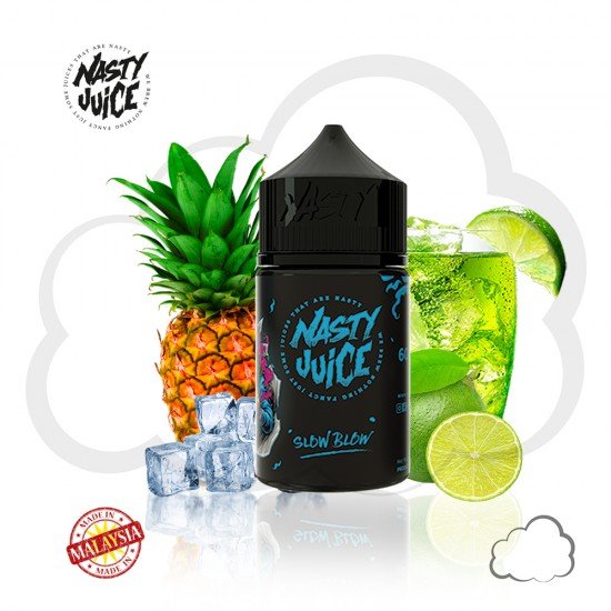 Nasty Juice Slow Blow 60ml Premium Likit  en uygun fiyatlar ile ebuhar da!  Nasty Juice Slow Blow 60ml Premium Likit özellikleri, fiyatı, incelemesi, yorumları ve taksit seçenekleri için hemen tıklayın!