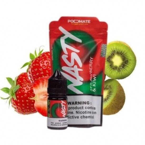 Nasty Juice Strawberry Kiwi 60ML Premium Likit  en uygun fiyatlar ile ebuhar da!  Nasty Juice Strawberry Kiwi 60ML Premium Likit özellikleri, fiyatı, incelemesi, yorumları ve taksit seçenekleri için hemen tıklayın!