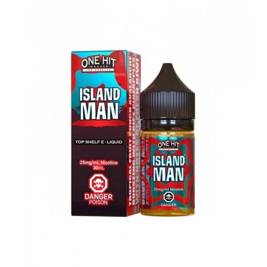 One Hit Wonder Island Man 30ML Premium Salt Likit  en uygun fiyatlar ile ebuhar da!  One Hit Wonder Island Man 30ML Premium Salt Likit özellikleri, fiyatı, incelemesi, yorumları ve taksit seçenekleri için hemen tıklayın!