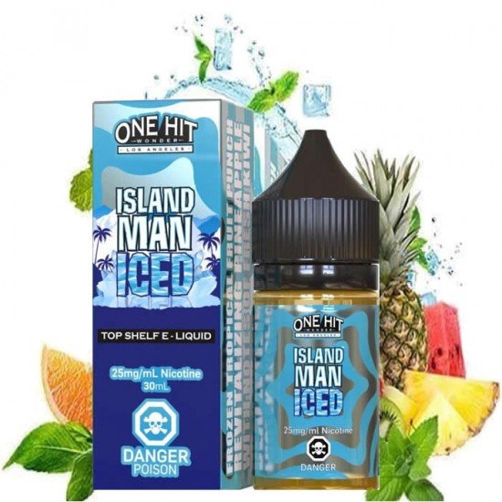 One Hit Wonder Island Man İced 30ml Premium Salt Likit  en uygun fiyatlar ile ebuhar da!  One Hit Wonder Island Man İced 30ml Premium Salt Likit özellikleri, fiyatı, incelemesi, yorumları ve taksit seçenekleri için hemen tıklayın!