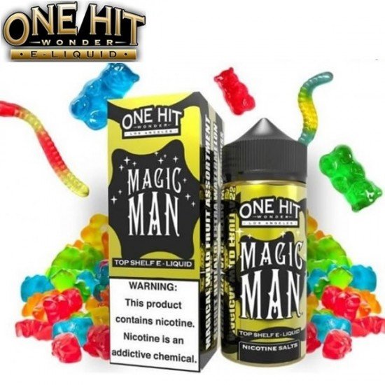 One Hit Wonder Likit Magic Man 100ML Premium Likit  en uygun fiyatlar ile ebuhar da!  One Hit Wonder Likit Magic Man 100ML Premium Likit özellikleri, fiyatı, incelemesi, yorumları ve taksit seçenekleri için hemen tıklayın!