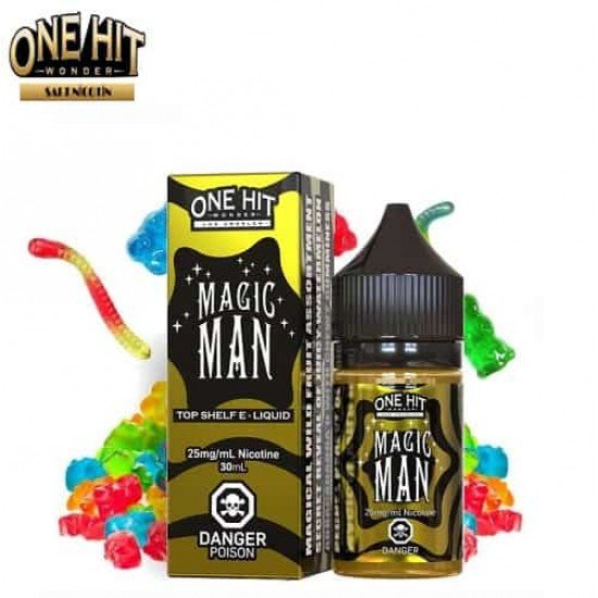 One Hit Wonder Magic Man 30ML Premium Salt Likit  en uygun fiyatlar ile ebuhar da!  One Hit Wonder Magic Man 30ML Premium Salt Likit özellikleri, fiyatı, incelemesi, yorumları ve taksit seçenekleri için hemen tıklayın!