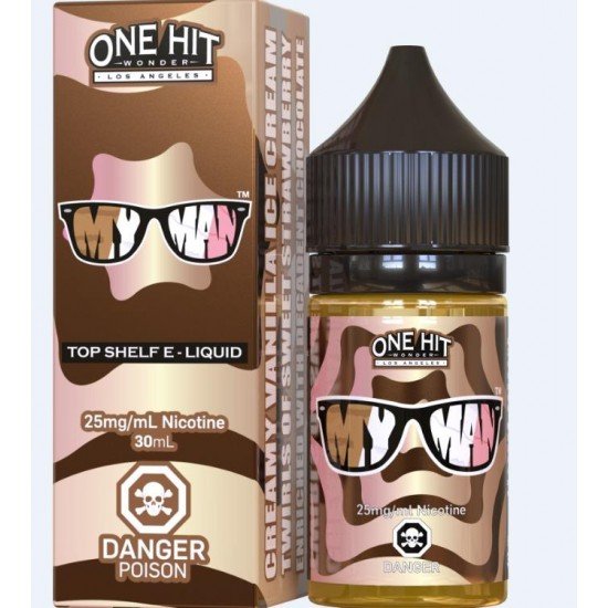 One Hit Wonder My Man 30ML Premium Salt Likit  en uygun fiyatlar ile ebuhar da!  One Hit Wonder My Man 30ML Premium Salt Likit özellikleri, fiyatı, incelemesi, yorumları ve taksit seçenekleri için hemen tıklayın!