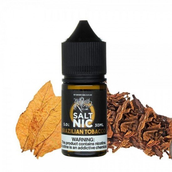 Ruthless Brazilian Tobacco 30 ML Salt Likit  en uygun fiyatlar ile ebuhar da!  Ruthless Brazilian Tobacco 30 ML Salt Likit özellikleri, fiyatı, incelemesi, yorumları ve taksit seçenekleri için hemen tıklayın!