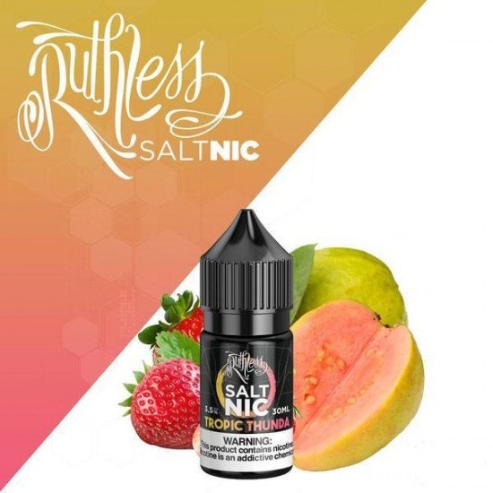 Ruthless Salt Tropic Thunda 30ml  en uygun fiyatlar ile ebuhar da!  Ruthless Salt Tropic Thunda 30ml özellikleri, fiyatı, incelemesi, yorumları ve taksit seçenekleri için hemen tıklayın!