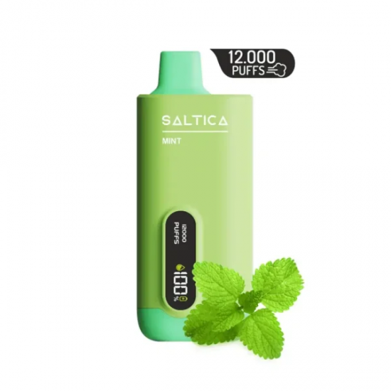 Saltica 12000 Puff Mint Ekranlı  en uygun fiyatlar ile ebuhar da!  Saltica 12000 Puff Mint Ekranlı özellikleri, fiyatı, incelemesi, yorumları ve taksit seçenekleri için hemen tıklayın!