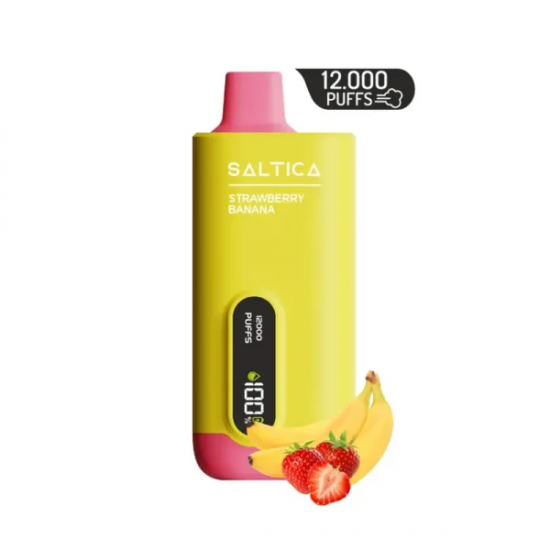 Saltica 12000 Puff Strawberry Banana Ekranlı  en uygun fiyatlar ile ebuhar da!  Saltica 12000 Puff Strawberry Banana Ekranlı özellikleri, fiyatı, incelemesi, yorumları ve taksit seçenekleri için hemen tıklayın!