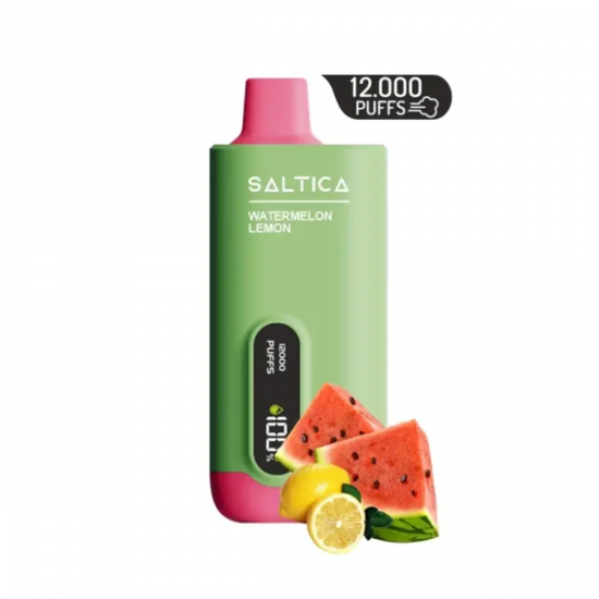 Saltica 12000 Puff Watermelon Lemon Ekranlı  en uygun fiyatlar ile ebuhar da!  Saltica 12000 Puff Watermelon Lemon Ekranlı özellikleri, fiyatı, incelemesi, yorumları ve taksit seçenekleri için hemen tıklayın!