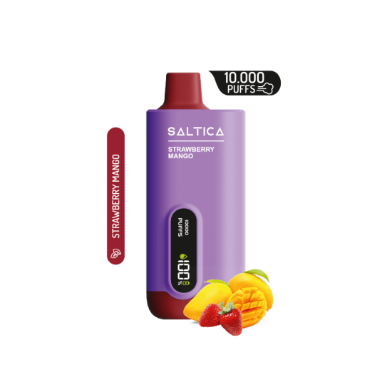 Saltica Strawberry Mango 10000 Çekim Ekranlı Dijital Kullan At Puff  en uygun fiyatlar ile ebuhar da!  Saltica Strawberry Mango 10000 Çekim Ekranlı Dijital Kullan At Puff özellikleri, fiyatı, incelemesi, yorumları ve taksit seçenekleri için hemen tıklayın