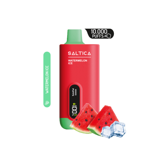 Saltica Watermelon Ice 10000 Çekim Ekranlı Dijital Kullan At Puff  en uygun fiyatlar ile ebuhar da!  Saltica Watermelon Ice 10000 Çekim Ekranlı Dijital Kullan At Puff özellikleri, fiyatı, incelemesi, yorumları ve taksit seçenekleri için hemen tıklayın!