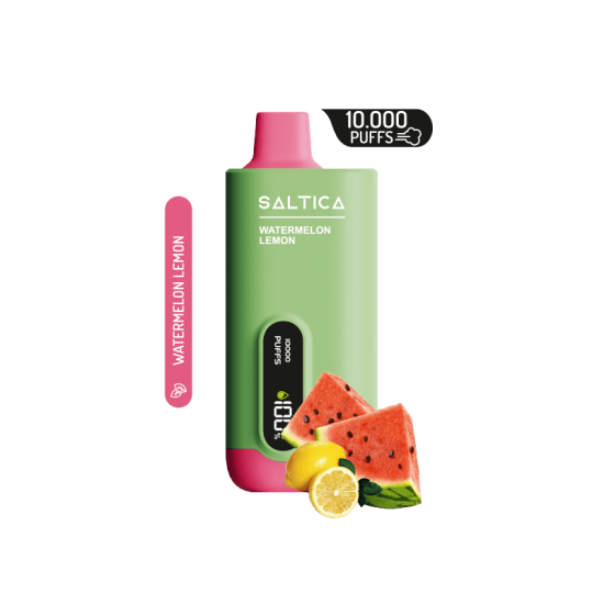 Saltica Watermelon Lemon 10000 Çekim Ekranlı Dijital Kullan At Puff  en uygun fiyatlar ile ebuhar da!  Saltica Watermelon Lemon 10000 Çekim Ekranlı Dijital Kullan At Puff özellikleri, fiyatı, incelemesi, yorumları ve taksit seçenekleri için hemen tıklayın