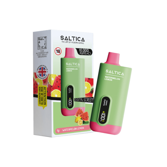 Saltica Watermelon Lemon 10000 Çekim Ekranlı Dijital Kullan At Puff  en uygun fiyatlar ile ebuhar da!  Saltica Watermelon Lemon 10000 Çekim Ekranlı Dijital Kullan At Puff özellikleri, fiyatı, incelemesi, yorumları ve taksit seçenekleri için hemen tıklayın