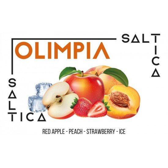 Saltica OLIMPIA Salt Likit 30ml  en uygun fiyatlar ile ebuhar da!  Saltica OLIMPIA Salt Likit 30ml özellikleri, fiyatı, incelemesi, yorumları ve taksit seçenekleri için hemen tıklayın!