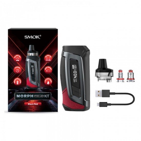 SMOK MORPH POD-40 Kit 2000mAh  en uygun fiyatlar ile ebuhar da!  SMOK MORPH POD-40 Kit 2000mAh özellikleri, fiyatı, incelemesi, yorumları ve taksit seçenekleri için hemen tıklayın!