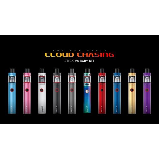 SMOK Stick V8 2000 Mah TFV8 Baby Beast Kit  en uygun fiyatlar ile ebuhar da!  SMOK Stick V8 2000 Mah TFV8 Baby Beast Kit özellikleri, fiyatı, incelemesi, yorumları ve taksit seçenekleri için hemen tıklayın!