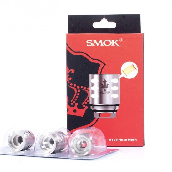 Smok TFV12 Prince Mesh Coil  en uygun fiyatlar ile ebuhar da!  Smok TFV12 Prince Mesh Coil özellikleri, fiyatı, incelemesi, yorumları ve taksit seçenekleri için hemen tıklayın!