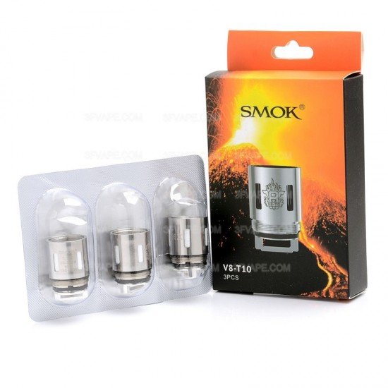 SMOK TFV8 V8-T10 COİL  en uygun fiyatlar ile ebuhar da!  SMOK TFV8 V8-T10 COİL özellikleri, fiyatı, incelemesi, yorumları ve taksit seçenekleri için hemen tıklayın!