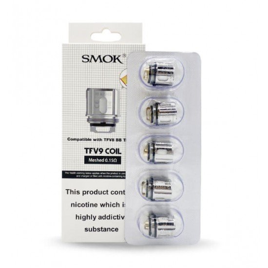 Smok Tfv9 Coil  en uygun fiyatlar ile ebuhar da!  Smok Tfv9 Coil özellikleri, fiyatı, incelemesi, yorumları ve taksit seçenekleri için hemen tıklayın!