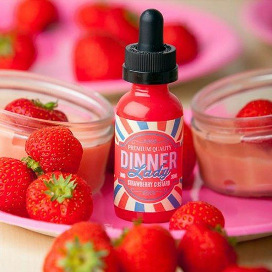 Strawberry Custard Likit Dinner Lady 60ml  en uygun fiyatlar ile ebuhar da!  Strawberry Custard Likit Dinner Lady 60ml özellikleri, fiyatı, incelemesi, yorumları ve taksit seçenekleri için hemen tıklayın!