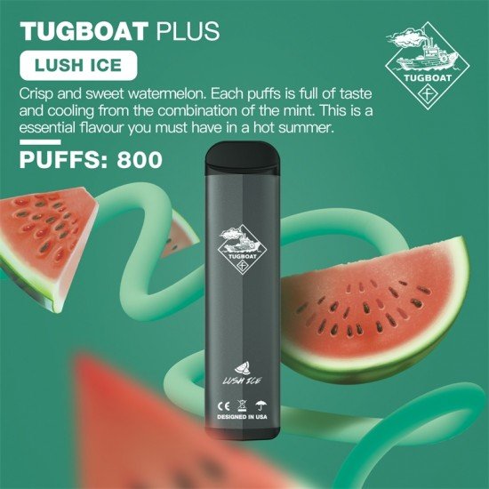 Tugboat Plus 800 Lush ice  en uygun fiyatlar ile ebuhar da!  Tugboat Plus 800 Lush ice özellikleri, fiyatı, incelemesi, yorumları ve taksit seçenekleri için hemen tıklayın!