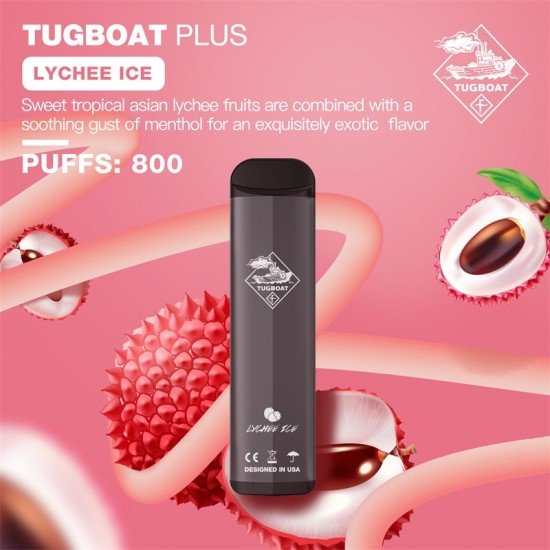 Tugboat Plus 800 Lychee Ice  en uygun fiyatlar ile ebuhar da!  Tugboat Plus 800 Lychee Ice özellikleri, fiyatı, incelemesi, yorumları ve taksit seçenekleri için hemen tıklayın!